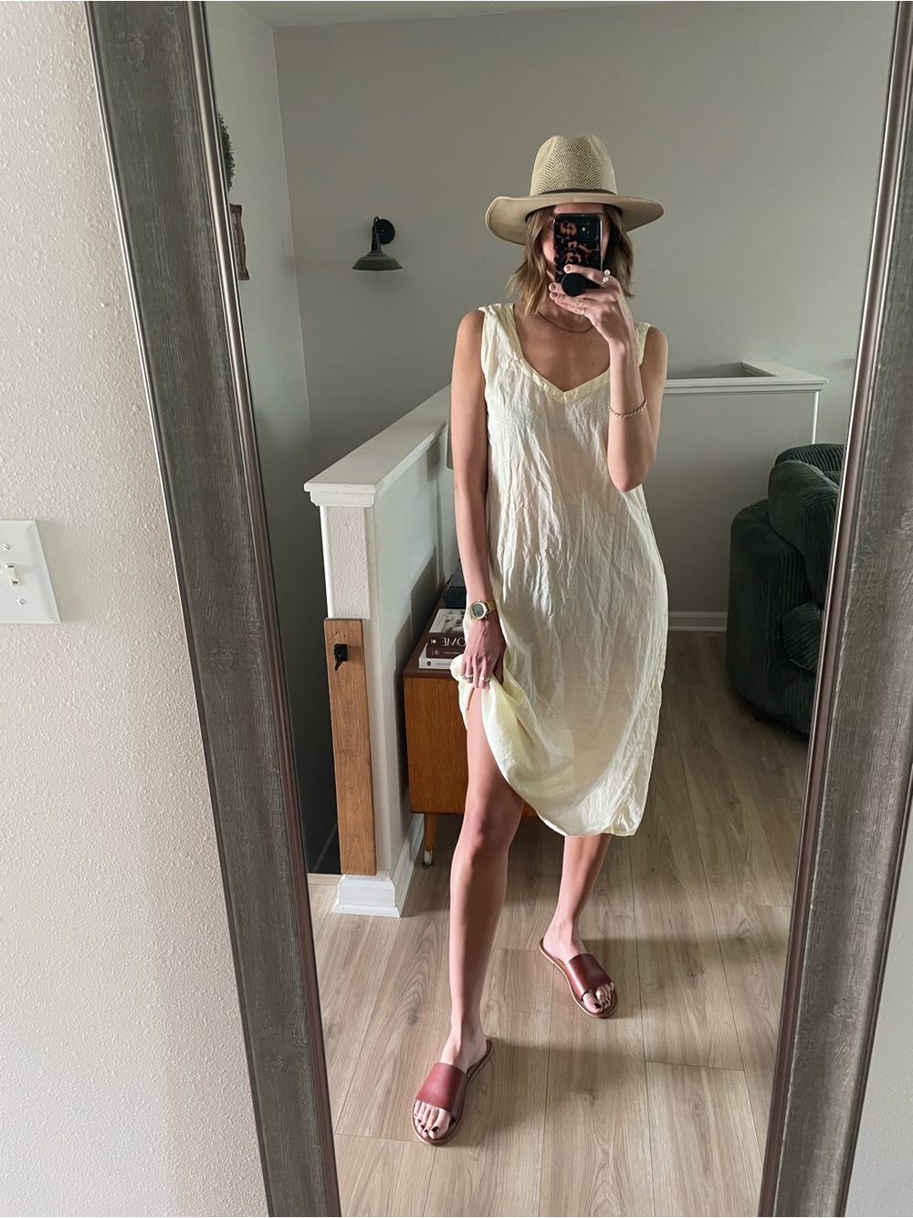Vintage Lightweight Yellow Slip Dress